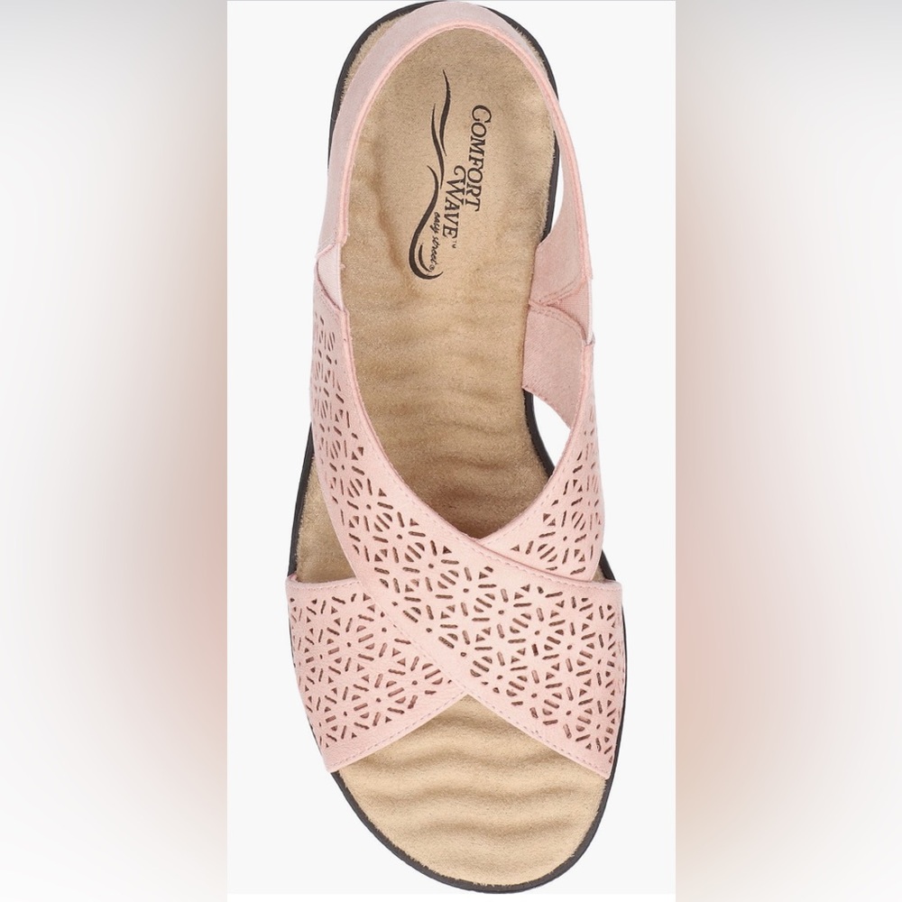 Easy Street Slingback Sandal in Blush